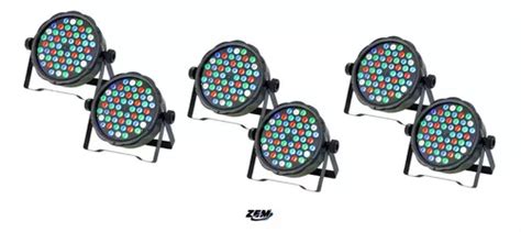 Kit P S Par Led Led W Canh O Jogo De Luz Slim Rgbw Dmx Voltagem