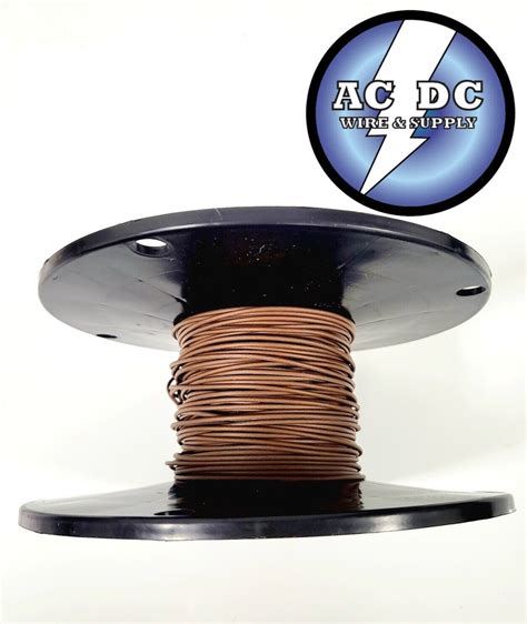 AUTOMOTIVE GXL WIRE 20 AWG BROWN HIGH TEMP STRANDED COPPER 250 FT REEL