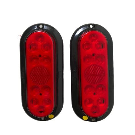 Par Lanterna Led Carretinha Reboque V Luz Placa Led V Original