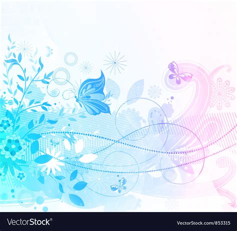 Abstract Colorful Floral Background Royalty Free Vector