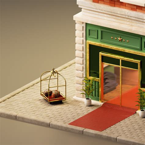 Stylized Building Behance