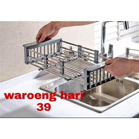 Jual Keranjang Bak Cuci Piring Rak Tirisan Kitchen Sink Shopee Indonesia