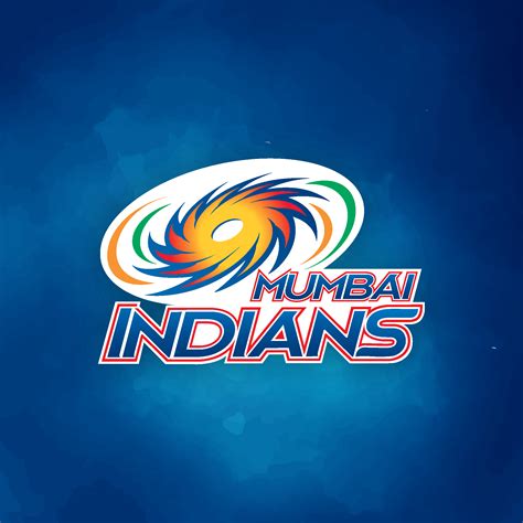 mumbai indians logo  blue background   indian