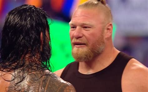 Brock Lesnar Returns To Confront Roman Reigns At Wwe Summerslam