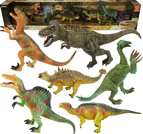 MEGA ZESTAW DINOZAURÓW figurki DUŻE DINOZAURY 6szt 11743775061 Allegro pl