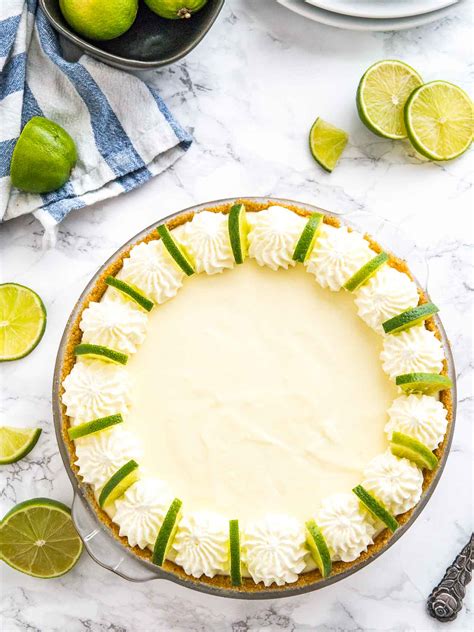 No Bake Key Lime Pie {key Lime Cream Pie} Plated Cravings