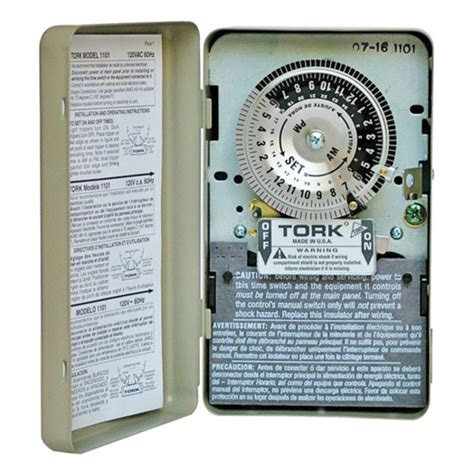 Tork 1103 24 Hr Indoor Switch Timer Steel Case