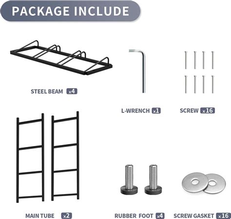 17 Stories 4 Tier Heavy Duty Carbon Steel 5 Gal Water Bottle Organizer