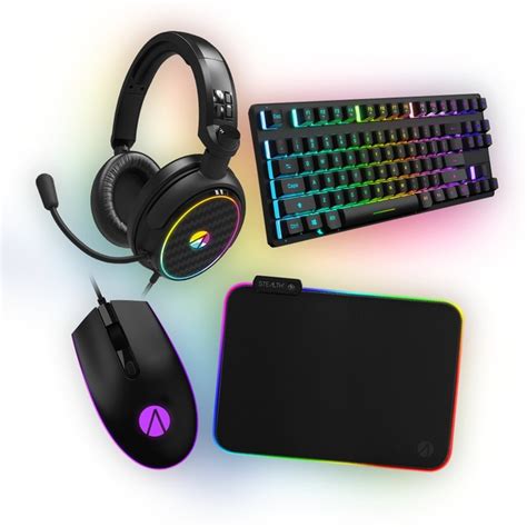 Stealth In Light Up Gaming Bundle Keyboard Mouse Mouse Pad C