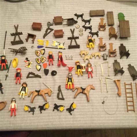 Lot Ancien Chevalier Soldat Moyen Ge Playmobil Accessoires Pi Ce