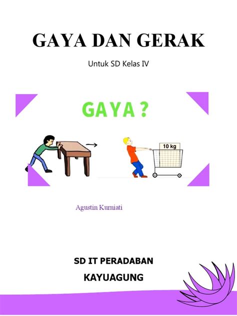 Materi Gaya Kelas 4 Pdf