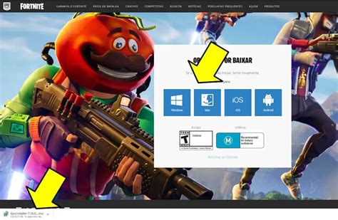 Como Baixar Fortnite E Instalar No PC Android E IOS Seu Game