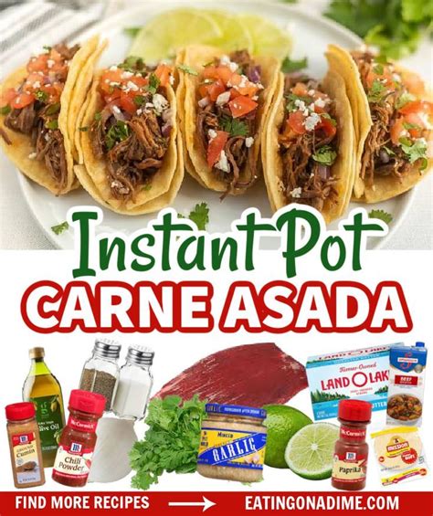 Instant Pot Carne Asada Tacos Instant Pot Dinner Recipes Street Taco Recipe Crock Pot Tacos