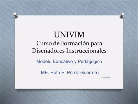 Modelo Educativo Y Pedagogico Univim Ppt