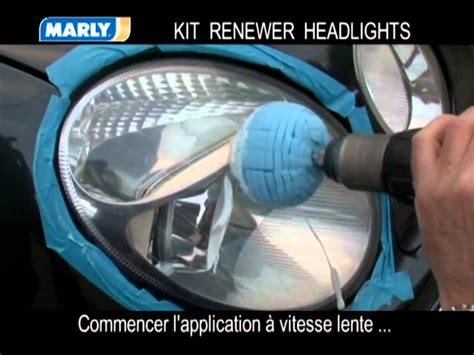 Kit Renovateur Et Lustrage Phares En Plastique By Marly Youtube