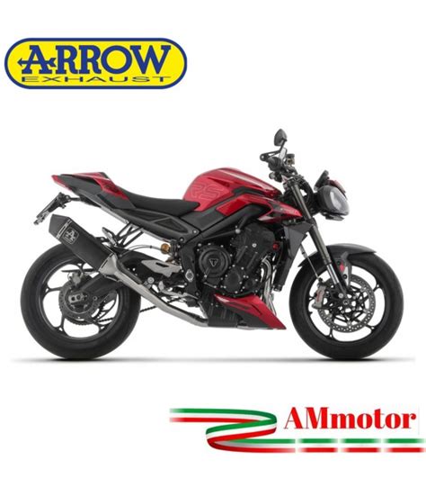 Arrow Triumph Steeet Triple Rs Kit Scarico Completo Moto