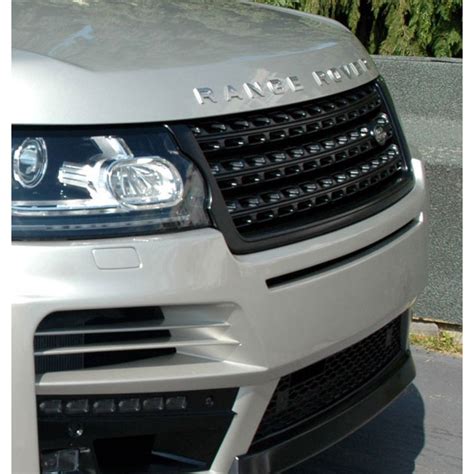 Range Rover L Black Front Grill Kit Genuine