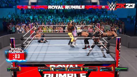 WWE 2K23 Royal Rumble Match WWE 2K23 Full Match Gameplay YouTube