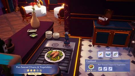 How To Make Pan Seared Tilapia And Vegetables In Disney Dreamlight Valley