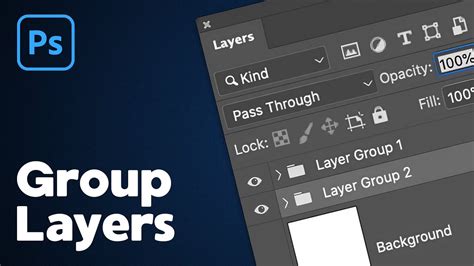 How To Group Layers In Photoshop YouTube