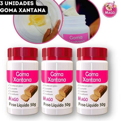 Kit Goma Xantana Sem Gl Ten Espessante Estabilizante Emulsificante