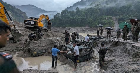 Sale A Il Bilancio Delle Vittime Dell Alluvione In Sikkim In India