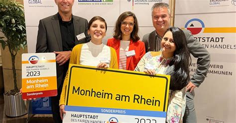 Monheim Sonderpreis Des Wettbewerbs Hauptstadt Des Fairen Handels F R