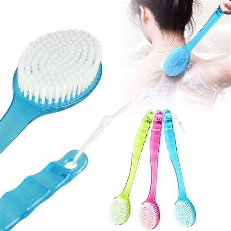 TSV Back Scrubber, Shower Back Brush, Bath Body Brush for Exfoliating, Plastic Long Handle ...