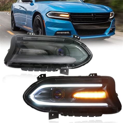 Amazon Faros Delanteros Led Compatibles Con Dodge Charger