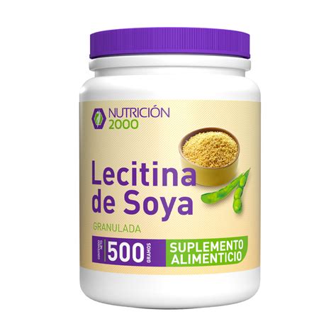 Lecitina de Soya Granulada 500 g Nutrición 2000 La Panza es Primero