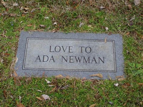 Ada Goode Newman Find A Grave Reminne