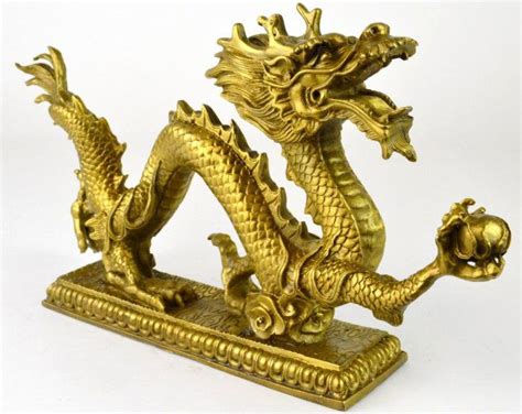 Chinese Brass Dragon Lot 157