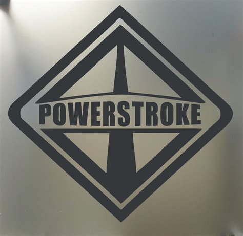 Ford International Powerstroke Power Stroke Sticker Super Duty Psd