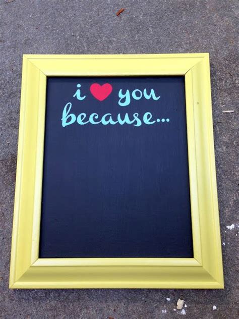 Put Up Your Dukes I Love You Because Chalkboard Tutorial