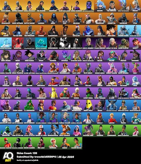 Selling Stacked Fortnite Accounts. : r/FortniteAccountsSale