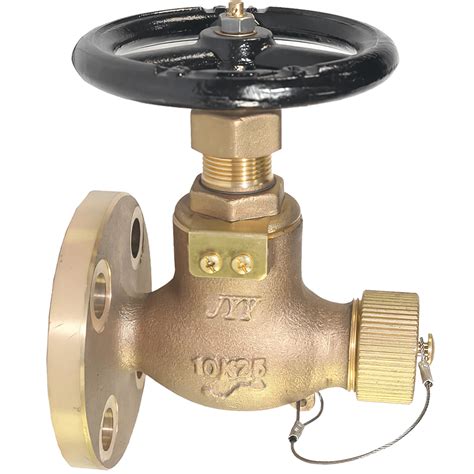 MARINE BRONZE HOSE GLOBE VALVE 10K NAKAJIMA SYSTEM JIS F7334 O S