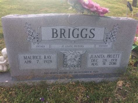 Mrs Juanita Frances Pruitt Briggs Find A Grave Memorial