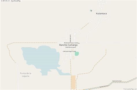 Rancho Camargo Map Mexico Latitude And Longitude Free Maps