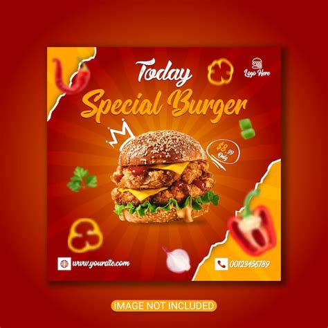 Spezieller Burger Flyer Und Spezielles Cheeseburger