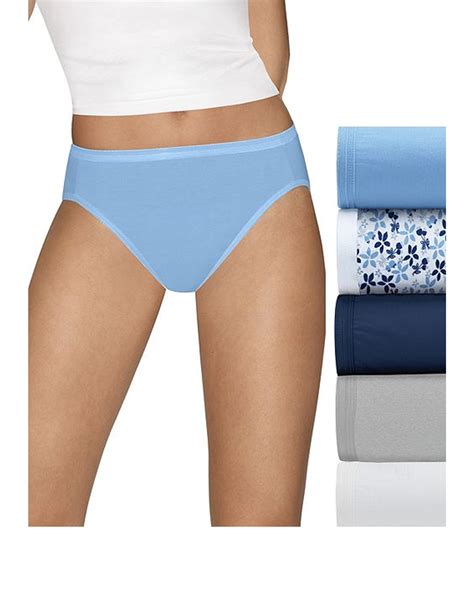 Wholesale Hanes 43hucc Buy Ultimate Comfort Cotton Hi Cut Panties 5