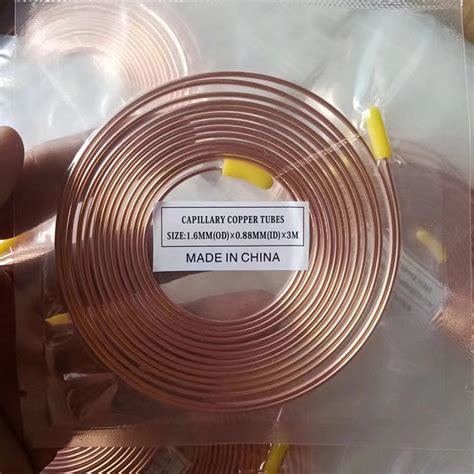 M Long Customized Copper Capillary Tube For Air Conditioner And