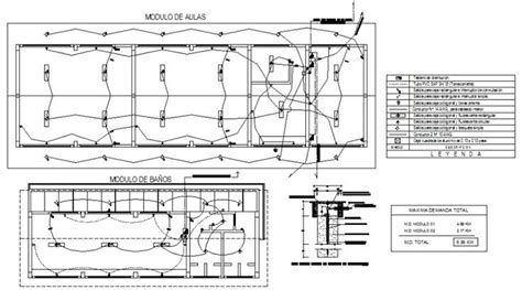 Initial College Classrooms Electrical Installation Cad Drawing Details Dwg File College