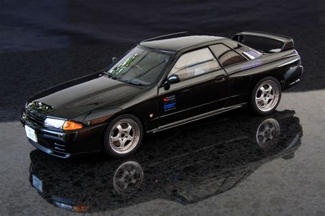 Autoart Nissan Skyline Gt R R V Spec Ii Black Initial D