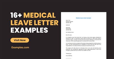 Official Letter For Leave 18 Examples Format Sample 55 OFF