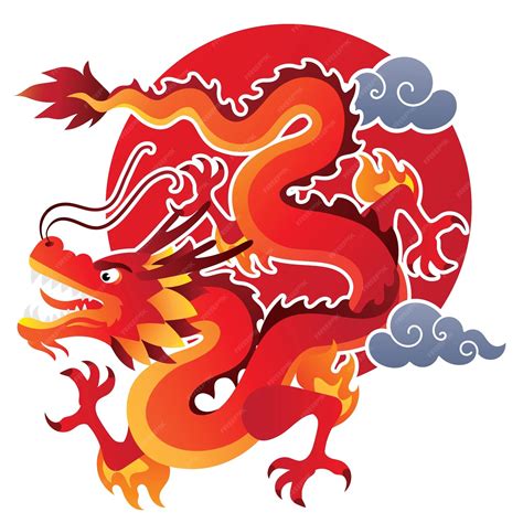 Premium Vector Chinese New Year Dragon Vector Art 2024