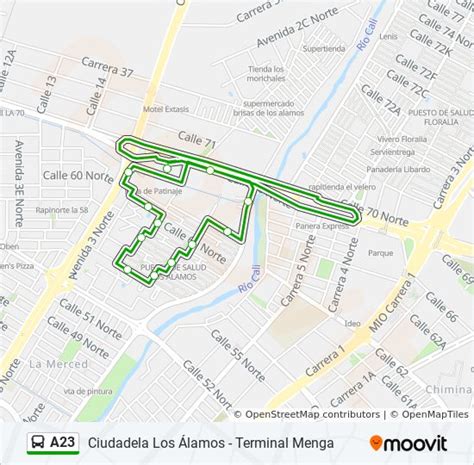 Ruta A23 Horarios Paradas Y Mapas Terminal Menga A4Terminal Menga