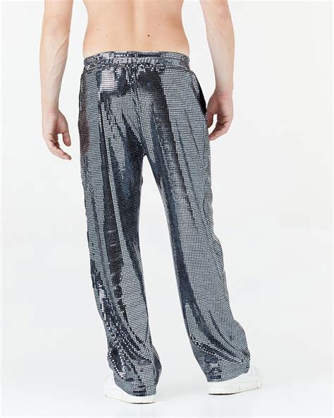 Pantalon Payet fabricat manual din paiete- Barbati - ARCALEI