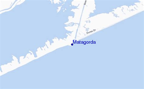 Matagorda Beach Map