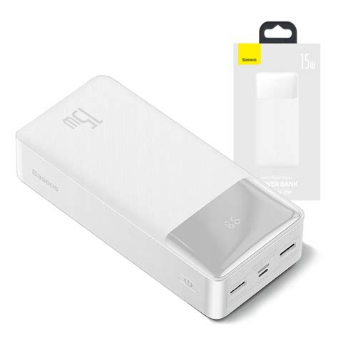 BASEUS POWER BANK 30000 MAH 3x USB USB C PD 15W 3A SZYBKI MOCNY