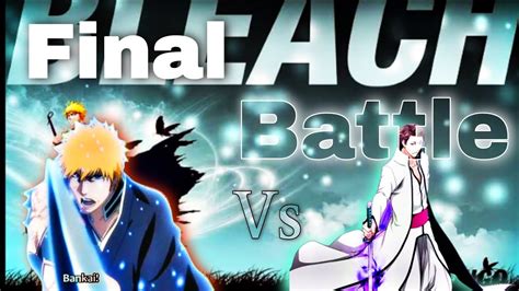 Ichigo Vs Aizen Final Battle Final Getsuga Tenshou Bleach Aizen Youtube